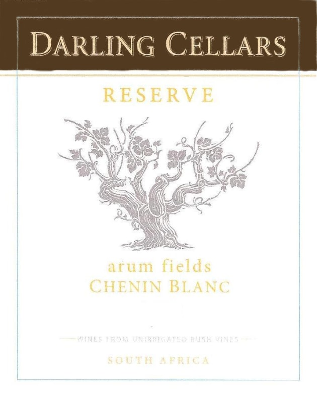 Darling Cellars Arum Fields Reserve Chenin Blanc 2015 Front Label