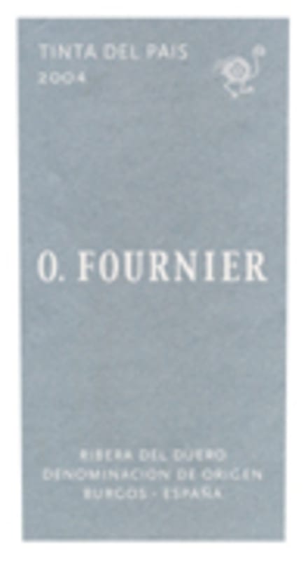 Bodegas O. Fournier O. Fournier Ribera del Duero 2004 Front Label