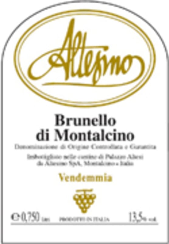Altesino Brunello di Montalcino (375ML half-bottle) 2003 Front Label