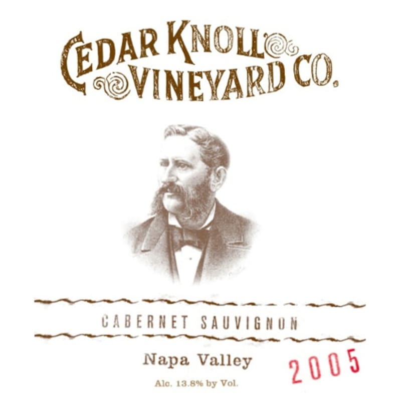 Cedar Knoll Cabernet Sauvignon 2005 Front Label