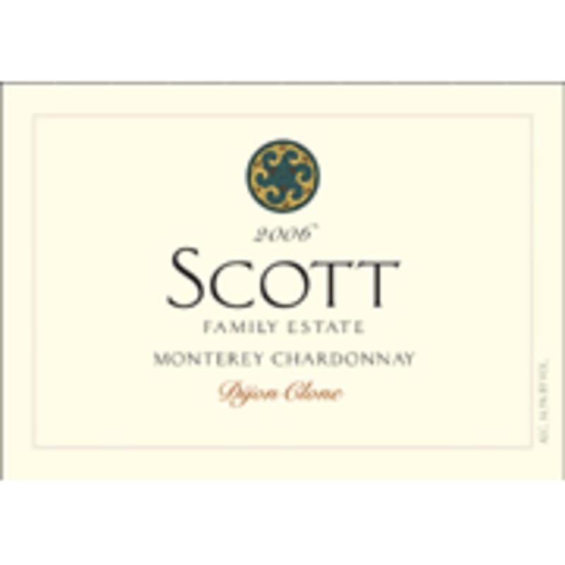 Scott Family Estate Chardonnay 2006 Front Label