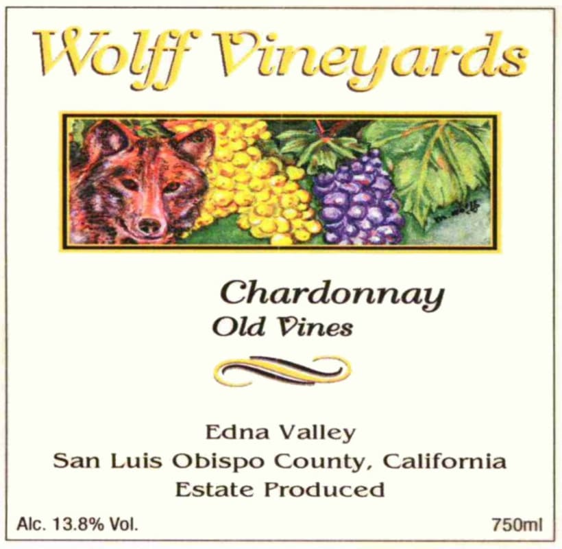 Wolff Vineyards Old Vines Chardonnay 2011 Front Label