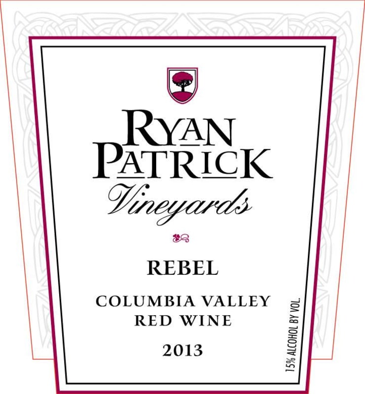 Ryan Patrick Rebel Red 2013 Front Label