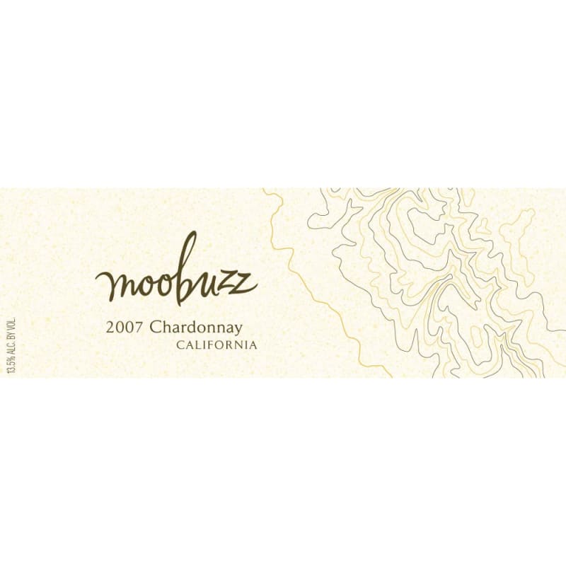 Moobuzz Sonoma Coast Chardonnay 2007 Front Label