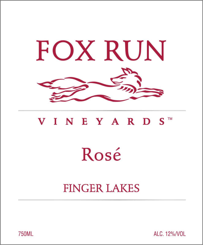 Fox Run Vineyards Rose of Lemberger 2012 Front Label
