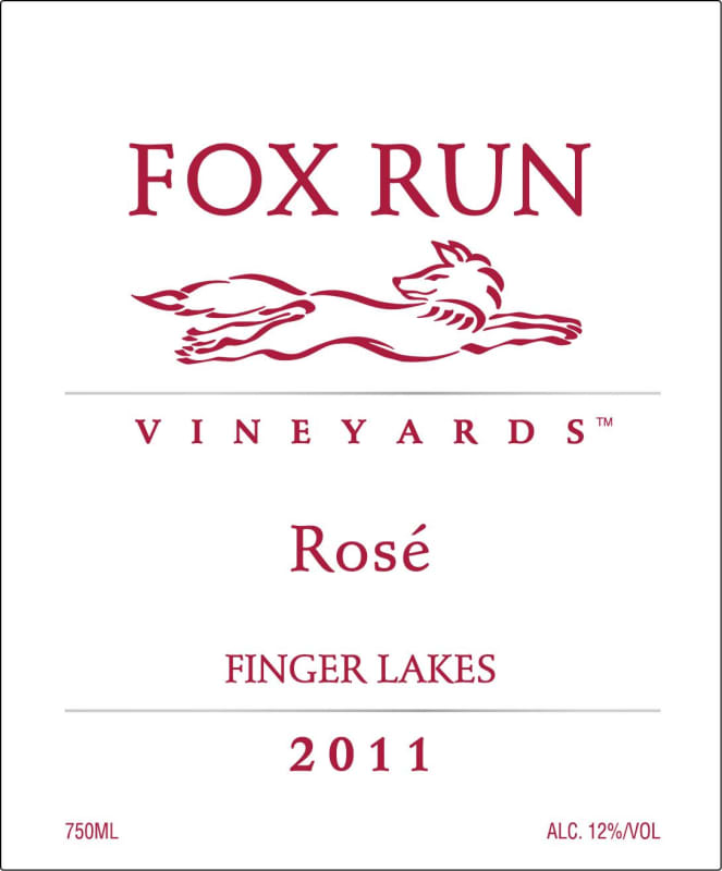Fox Run Vineyards Rose of Lemberger 2011 Front Label