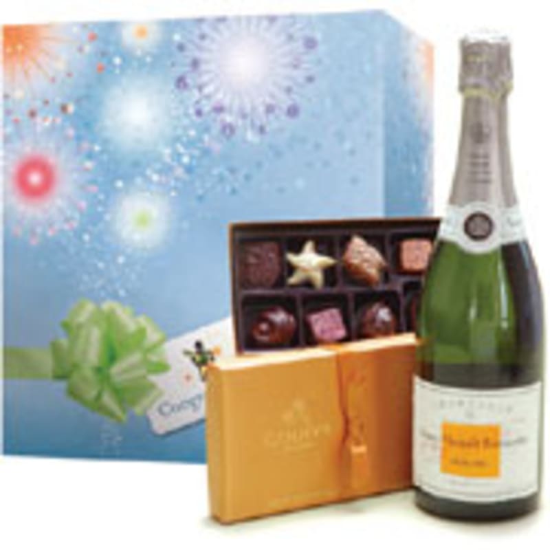 Veuve Clicquot Congratulations with Demi-Sec & Godiva Chocolates Gift Product Image