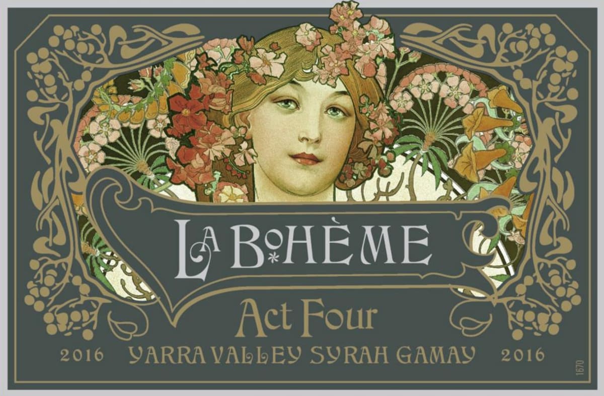 De Bortoli La Boheme Act Four Syrah Gamay 2016 Front Label