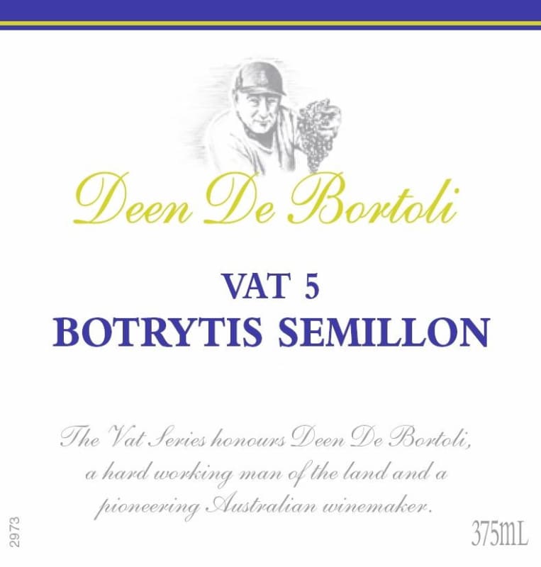 De Bortoli Vat Series 5 Botrytis Semillon 2011 Front Label
