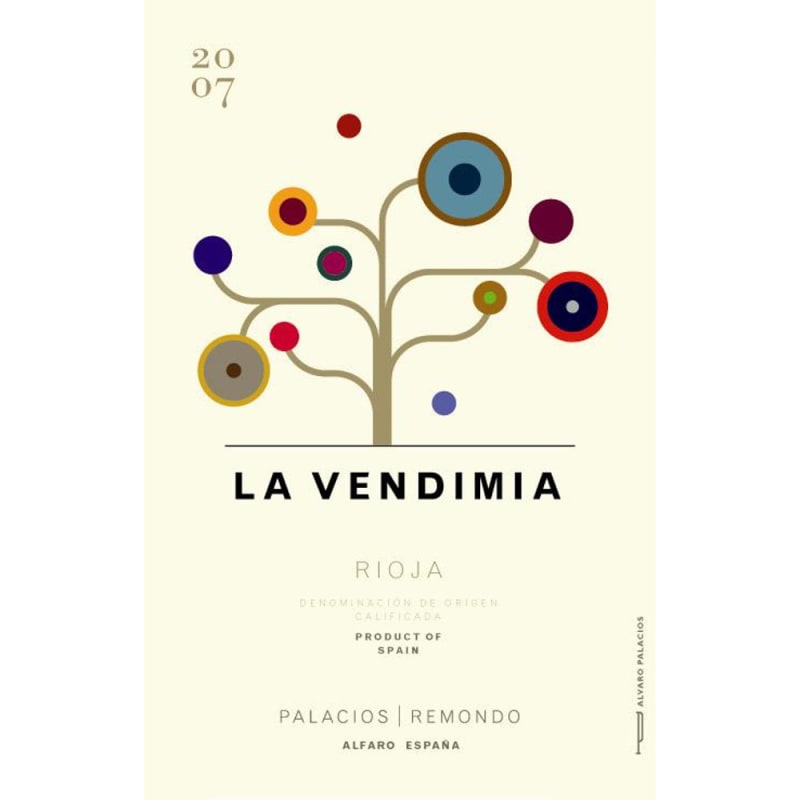 Palacios Remondo La Vendimia 2007 Front Label