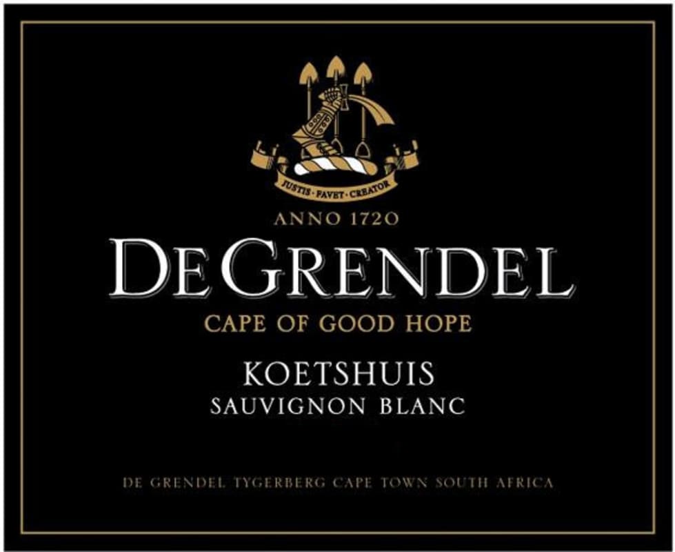 De Grendel Koethuis Sauvignon Blanc 2014 Front Label