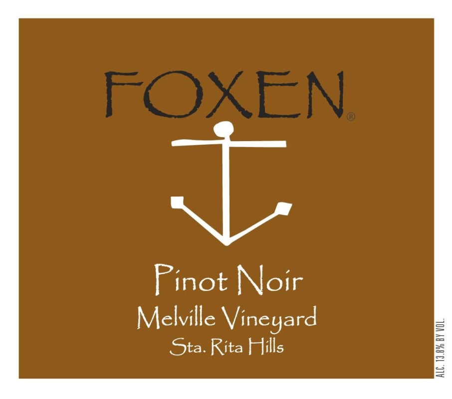 Foxen Melville Vineyard Pinot Noir 2012 Front Label