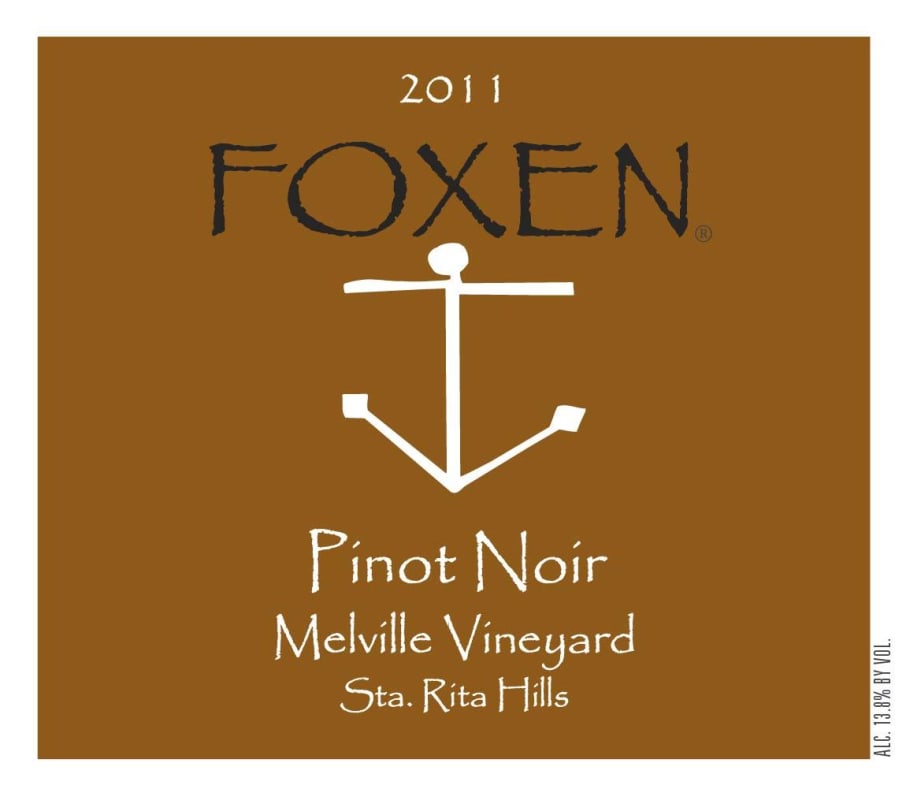 Foxen Melville Vineyard Pinot Noir 2011 Front Label