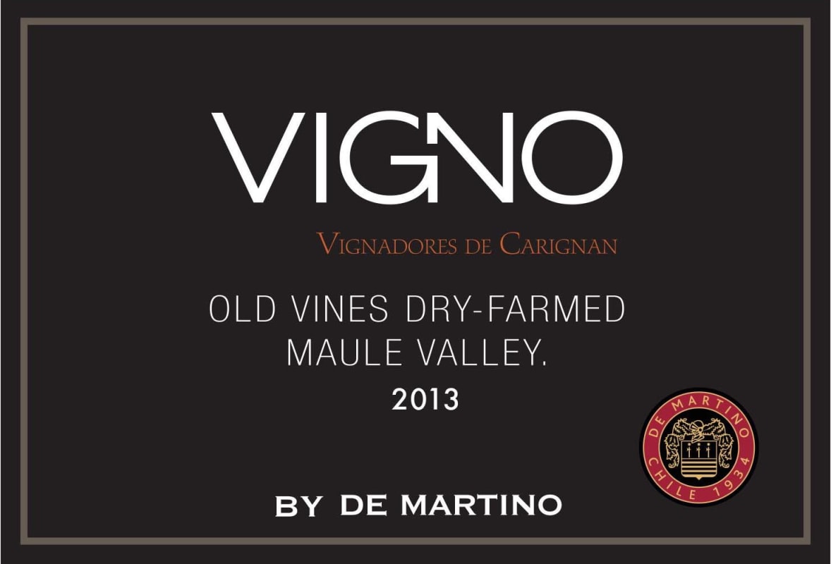 De Martino Vigno Carignan 2013 Front Label