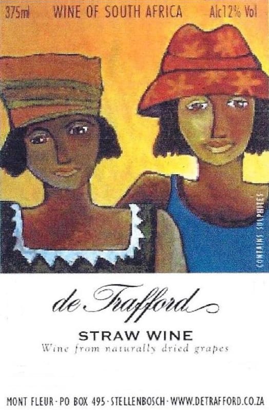de Trafford Straw Wine 2008 Front Label