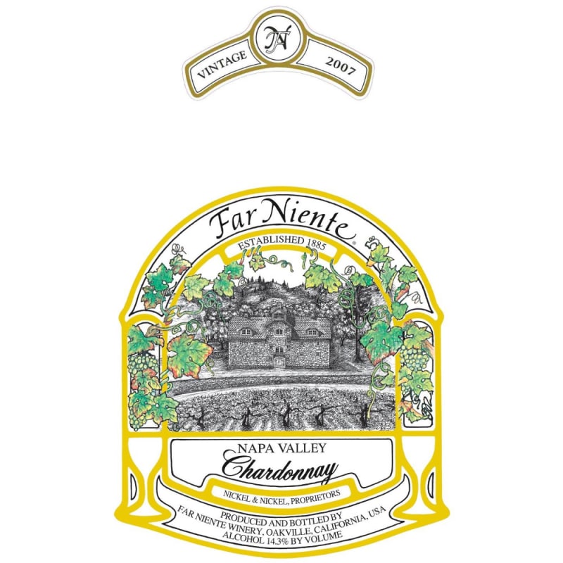 Far Niente Chardonnay 2007 Front Label