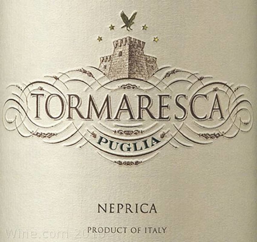 Tormaresca Neprica Red Blend 2008 Front Label