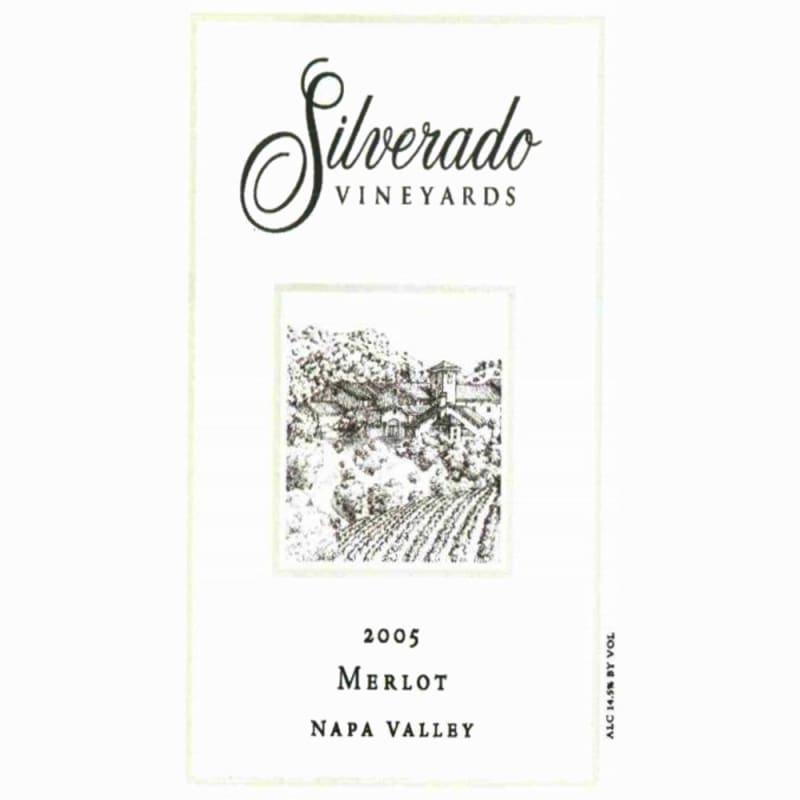 Silverado Merlot 2005 Front Label
