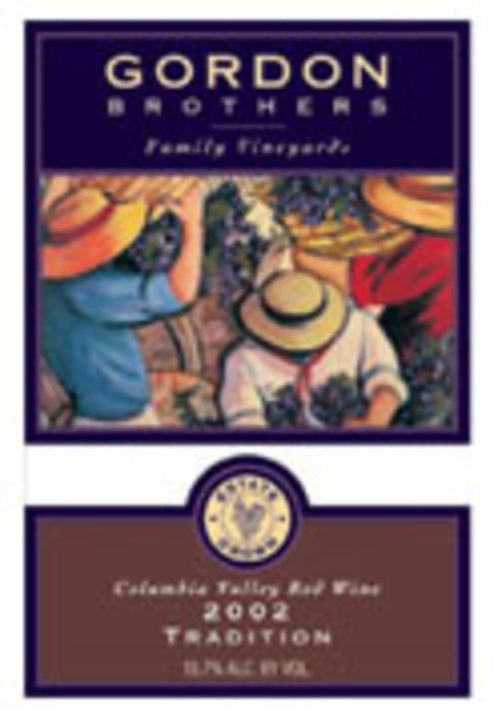 Gordon Brothers Tradition Red 2002 Front Label