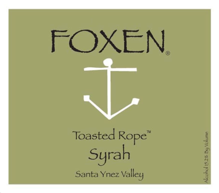 Foxen Toasted Rope Syrah 2006 Front Label