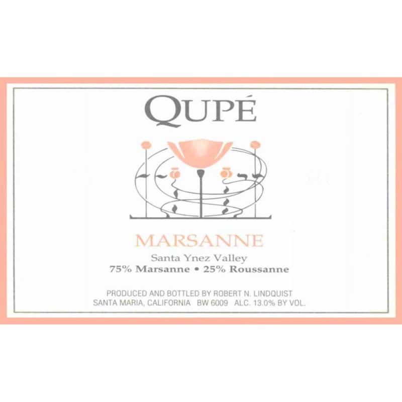 Qupe Santa Ynez Valley Marsanne 2007 Front Label