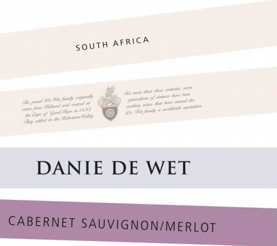 De Wetshof Cabernet Sauvignon Merlot 2015 Front Label