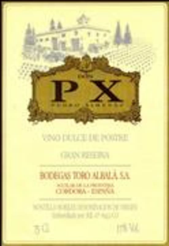 Toro Albala Don PX 1972 Front Label
