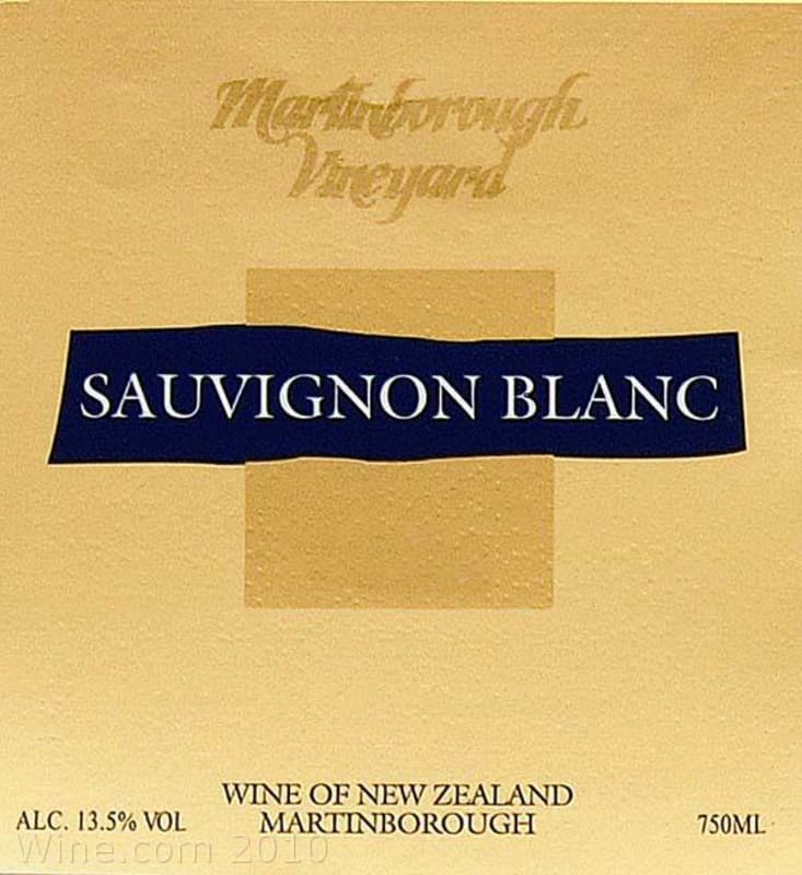Martinborough Sauvignon Blanc 2008 Front Label
