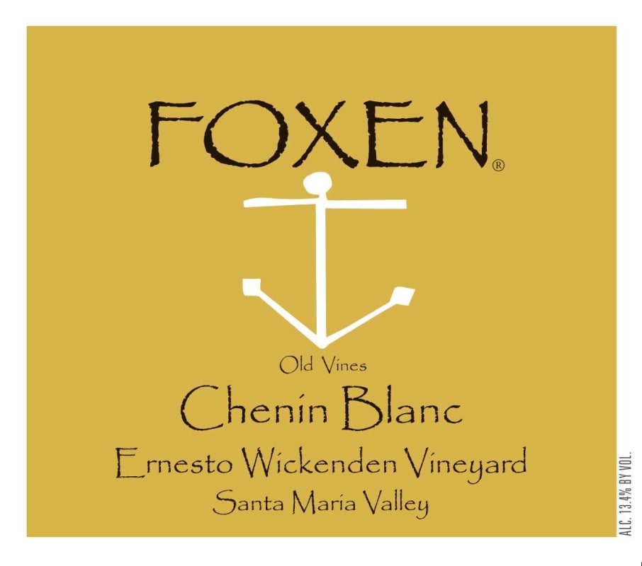 Foxen Ernesto Wickenden Vineyard Old Vines Chenin Blanc 2014 Front Label