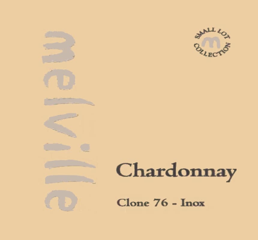 Melville Clone 76 Inox Chardonnay 2010 Front Label