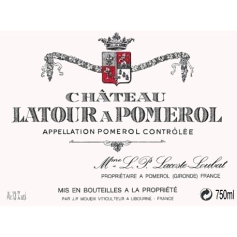Chateau Latour A Pomerol 2005 Front Label