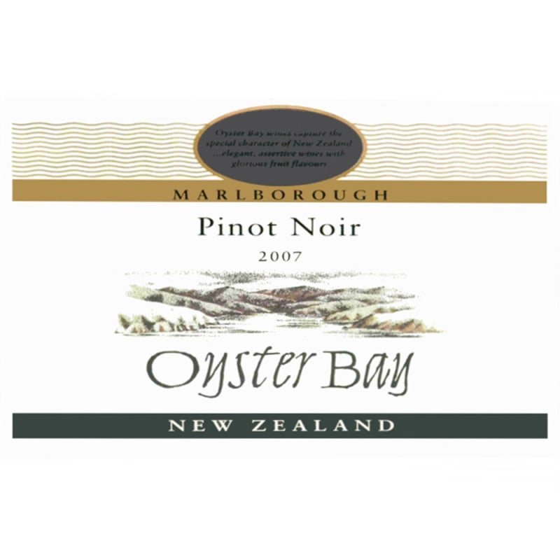Oyster Bay Marlborough Pinot Noir 2007 Front Label