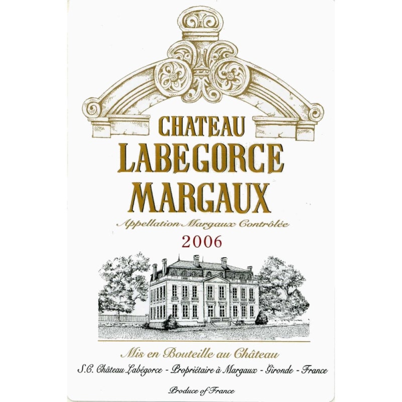 Chateau Labegorce 2006 Front Label
