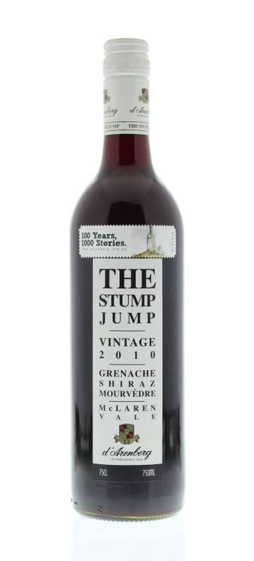 d'Arenberg The Stump Jump GSM 2010 Front Bottle Shot