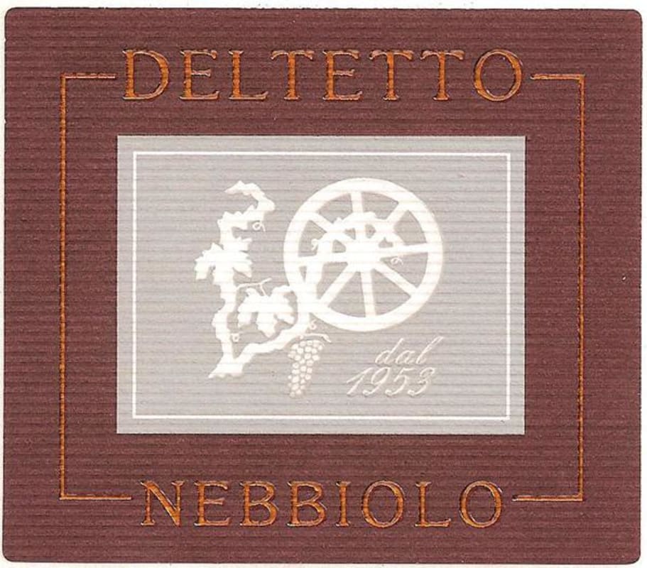 Deltetto Nebbiolo 2012 Front Label