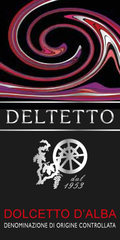 Deltetto Dolcetto d'Alba 2014 Front Label