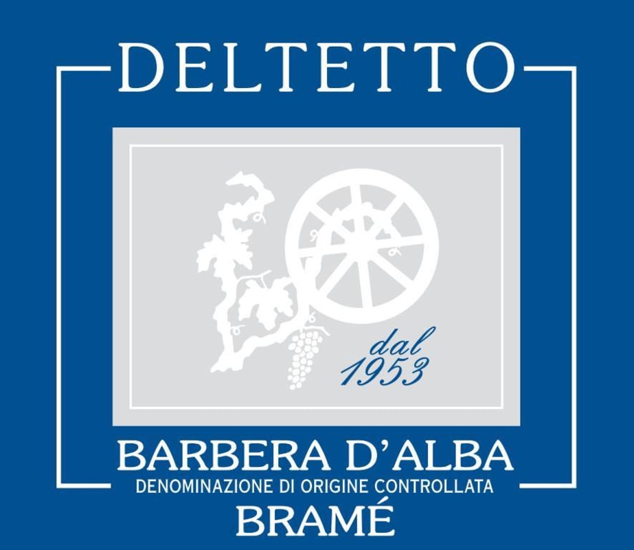 Deltetto Barbera d'Alba Brame 2014 Front Label