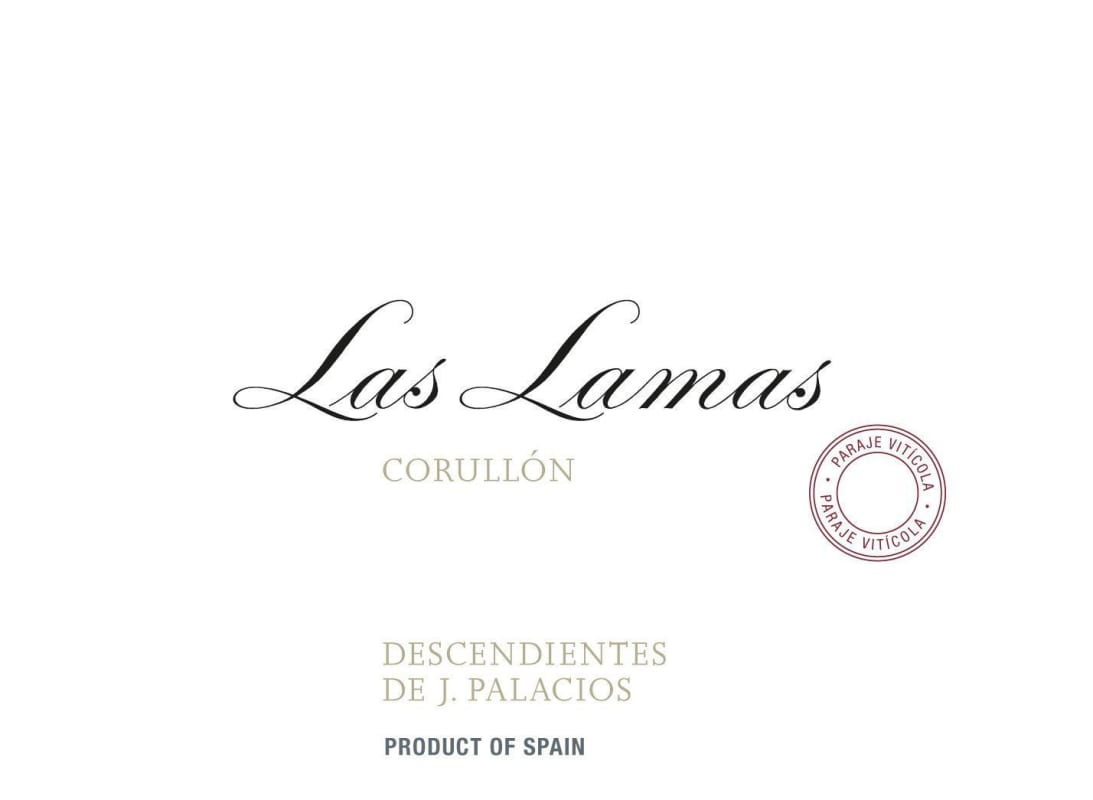 Descendientes de Jose Palacios Las Lamas Corullon 2012 Front Label