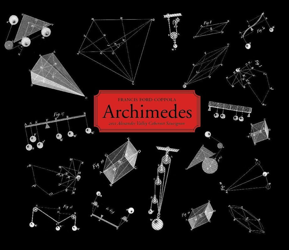 Francis Ford Coppola Archimedes 2011 Front Label