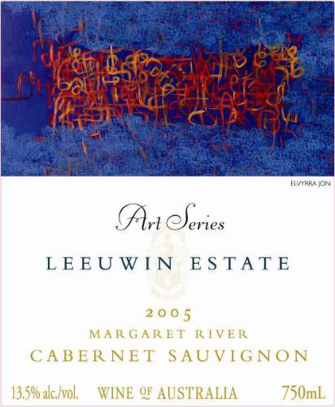 Leeuwin Estate Art Series Cabernet Sauvignon 2005 Front Label
