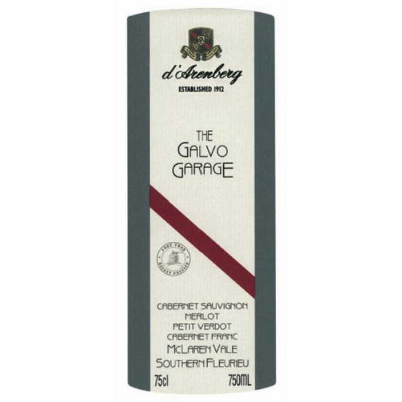 d'Arenberg The Galvo Garage 2007 Front Label