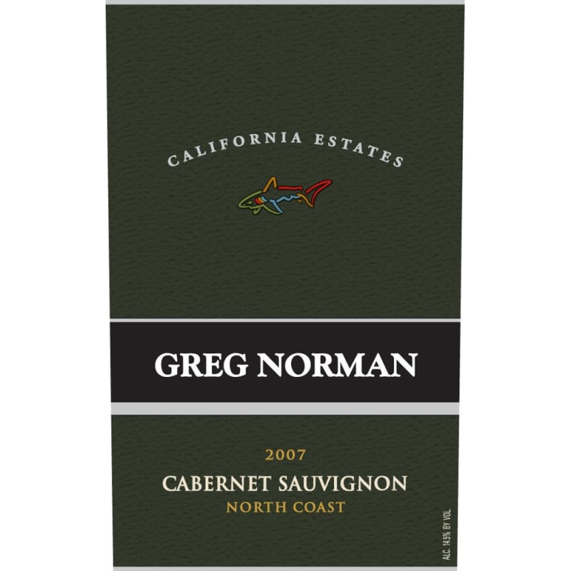 Greg Norman Estates California Estates Cabernet Sauvignon 2007 Front Label