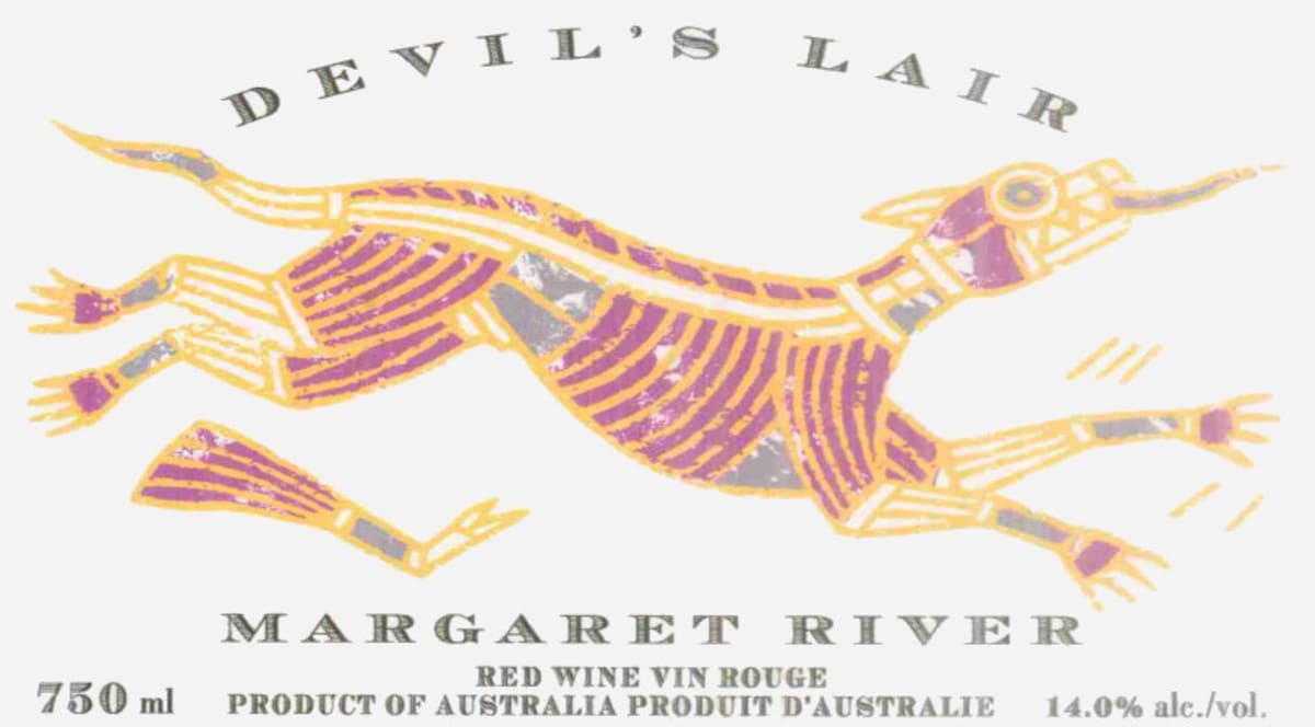 Devils Lair Red 2004 Front Label