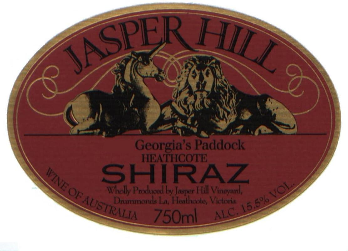 Jasper Hill Georgia's Paddock Shiraz 2005 Front Label