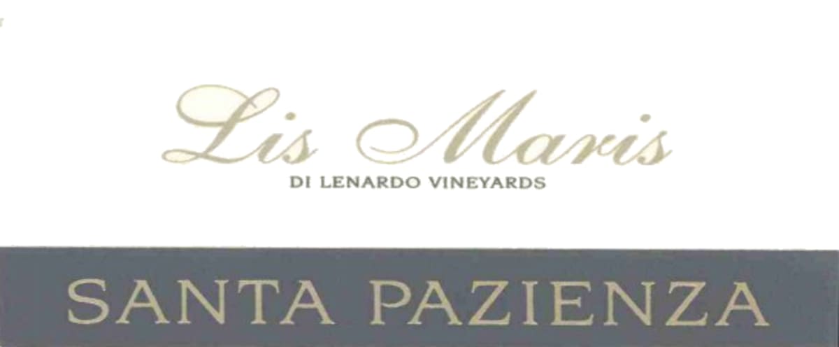 Di Lenardo Santa Pazienza 'Lis Maris' Bianco 2014 Front Label