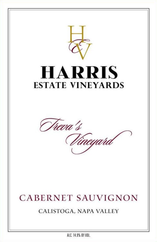 Heritage School Vineyards Treva's Vineyard Cabernet Sauvignon 2014 Front Label