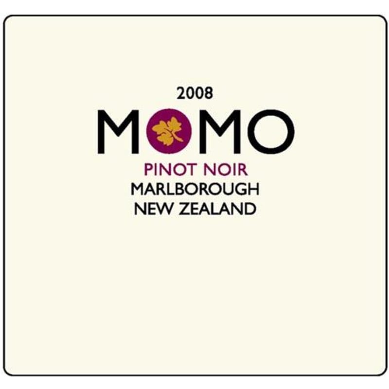 Momo Pinot Noir 2008 Front Label