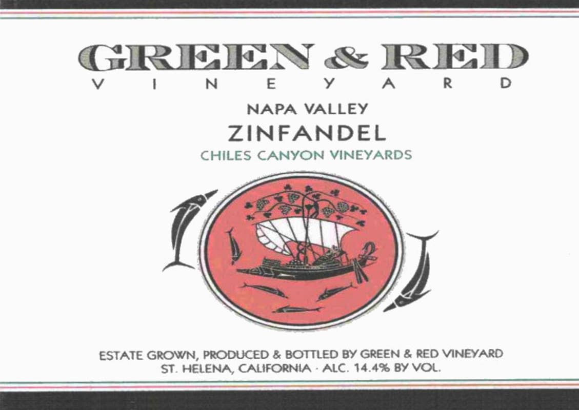 Green & Red Chiles Canyon Vineyard Zinfandel 2008 Front Label