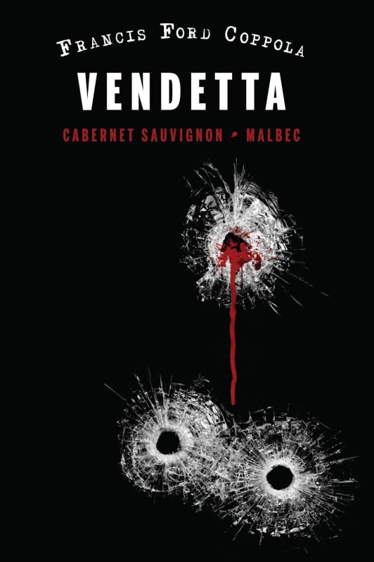 Francis Ford Coppola Vendetta Cabernet Sauvignon Malbec 2015 Front Label