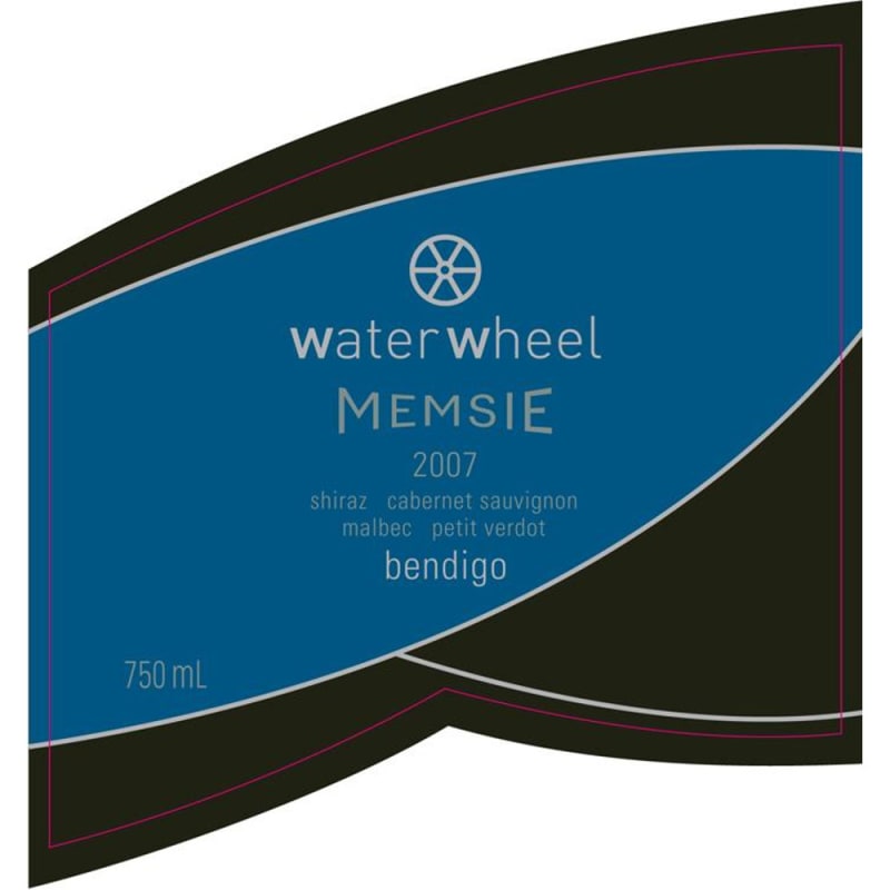Water Wheel Memsie 2007 Front Label